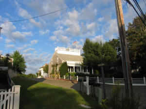 house in morning